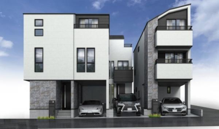 �_�ސ쌧���l�s�����x����1���ڂ̐V�z��ˌ��Ă̊����\�z�}(�O��)