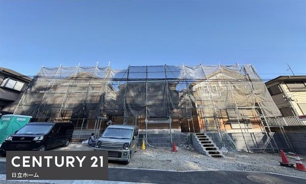 �_�ސ쌧����s�勘�̐V�z��ˌ��Ă̑O�ʓ��H�܂ތ��n�ʐ^