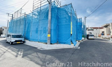 �_�ސ쌧���͌��s�����散��Ӗ{��1���ڂ̐V�z��ˌ��Ă̑O�ʓ��H�܂ތ��n�ʐ^