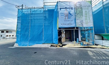 �_�ސ쌧���͌��s�����散��Ӗ{��1���ڂ̐V�z��ˌ��Ă̑O�ʓ��H�܂ތ��n�ʐ^