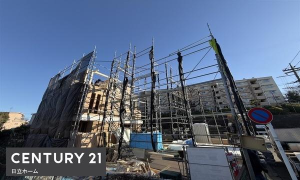 �_�ސ쌧���s�{�O�擌�L�n5���ڂ̐V�z��ˌ��Ă̑O�ʓ��H�܂ތ��n�ʐ^