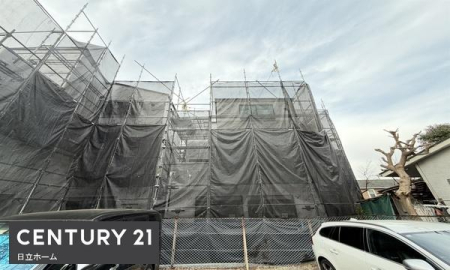 �_�ސ쌧���s�{�O�擌�L�n5���ڂ̐V�z��ˌ��Ă̑O�ʓ��H�܂ތ��n�ʐ^