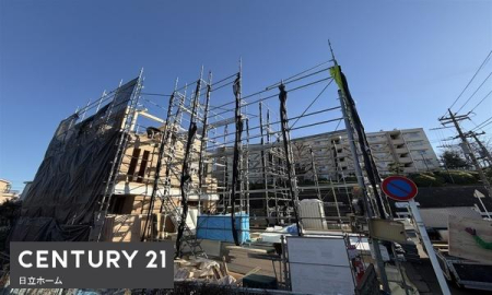 �_�ސ쌧���s�{�O�擌�L�n5���ڂ̐V�z��ˌ��Ă̑O�ʓ��H�܂ތ��n�ʐ^