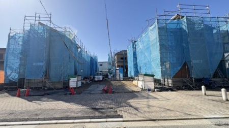 �_�ސ쌧���l�s����折���J��5���ڂ̐V�z��ˌ��Ă̌��n�O�ώʐ^