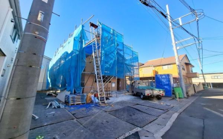 �_�ސ쌧���l�s���a�򒆉��k2���ڂ̐V�z��ˌ��Ă̌��n�O�ώʐ^