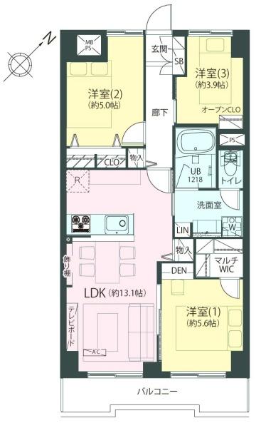 �_�ސ쌧���l�s���敽��1���ڂ̒��Ã}���V�����̉摜