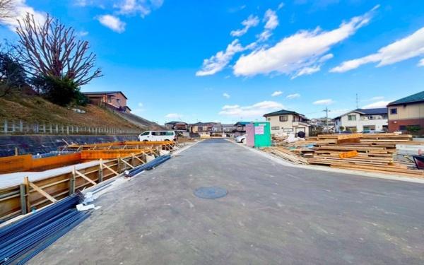 �_�ސ쌧���l�s�ۓy�P�J��쓇���̐V�z��ˌ��Ă̑O�ʓ��H�܂ތ��n�ʐ^