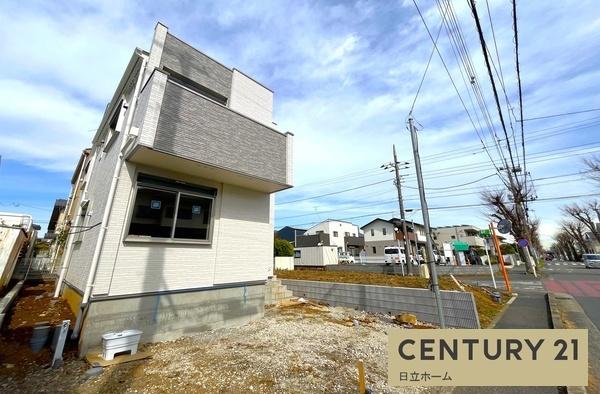 �_�ސ쌧���l�s�΋擌�{��2���ڂ̐V�z��ˌ��Ă̑O�ʓ��H�܂ތ��n�ʐ^