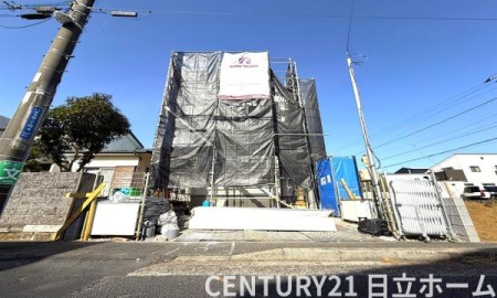 �_�ސ쌧���l�s�΋擌�{��2���ڂ̐V�z��ˌ��Ă̑O�ʓ��H�܂ތ��n�ʐ^