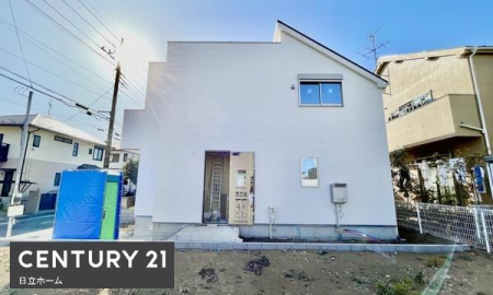 �_�ސ쌧���l�s�΋擌�{��2���ڂ̐V�z��ˌ��Ă̑O�ʓ��H�܂ތ��n�ʐ^