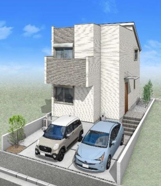 �_�ސ쌧���l�s�΋擌�{��2���ڂ̐V�z��ˌ��Ă̊����\�z�}(�O��)