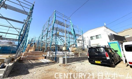 �_�ސ쌧���l�s�s�}��r�Ӓ��̐V�z��ˌ��Ă̑O�ʓ��H�܂ތ��n�ʐ^