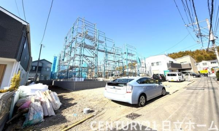 �_�ސ쌧���l�s�s�}��r�Ӓ��̐V�z��ˌ��Ă̑O�ʓ��H�܂ތ��n�ʐ^