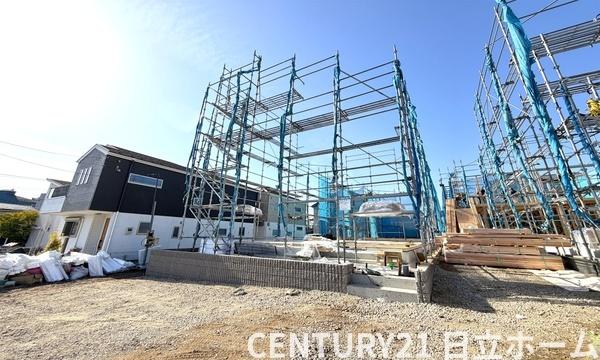 �_�ސ쌧���l�s�s�}��r�Ӓ��̐V�z��ˌ��Ă̑O�ʓ��H�܂ތ��n�ʐ^