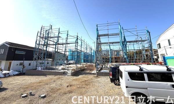 �_�ސ쌧���l�s�s�}��r�Ӓ��̐V�z��ˌ��Ă̑O�ʓ��H�܂ތ��n�ʐ^