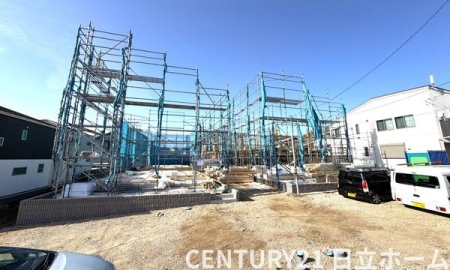 �_�ސ쌧���l�s�s�}��r�Ӓ��̐V�z��ˌ��Ă̑O�ʓ��H�܂ތ��n�ʐ^