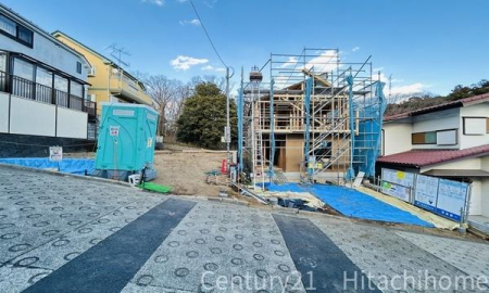 �_�ސ쌧���l�s���J�擌���̐V�z��ˌ��Ă̑O�ʓ��H�܂ތ��n�ʐ^