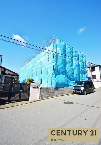 �_�ސ쌧���l�s�˒ˋ敽�˒��̐V�z��ˌ��Ă̑O�ʓ��H�܂ތ��n�ʐ^