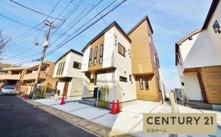 �_�ސ쌧���s���Ë�v�n1���ڂ̐V�z��ˌ��Ă̑O�ʓ��H�܂ތ��n�ʐ^