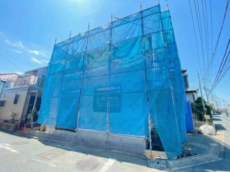 �_�ސ쌧���l�s���a�򂪋u2���ڂ̐V�z��ˌ��Ă̑O�ʓ��H�܂ތ��n�ʐ^