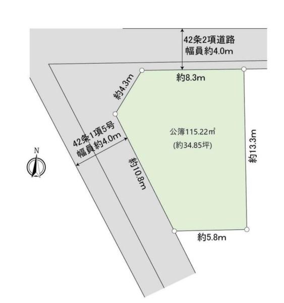 �_�ސ쌧���s�����捂��1���ڂ̓y�n�̉摜