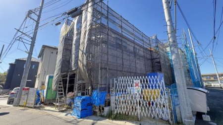 �_�ސ쌧���s�����捂��2���ڂ̐V�z��ˌ��Ă̌��n�O�ώʐ^
