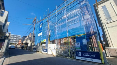 �_�ސ쌧���l�s�`����v��3���ڂ̐V�z��ˌ��Ă̑O�ʓ��H�܂ތ��n�ʐ^