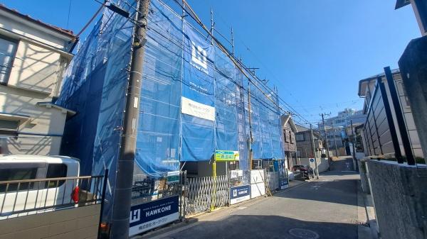 �_�ސ쌧���l�s�`����v��3���ڂ̐V�z��ˌ��Ă̑O�ʓ��H�܂ތ��n�ʐ^