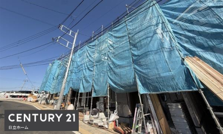 �_�ސ쌧���l�s�_�ސ�����ʂ̐V�z��ˌ��Ă̑O�ʓ��H�܂ތ��n�ʐ^