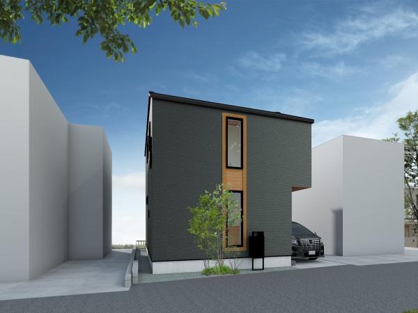 �_�ސ쌧���l�s���撆��1���ڂ̐V�z��ˌ��Ă̊����\�z�}(�O��)