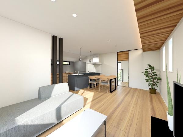 �_�ސ쌧���l�s���撆��1���ڂ̐V�z��ˌ��Ă̊����\�z�}(����)