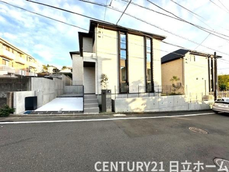 �_�ސ쌧���l�s�t��������u4���ڂ̐V�z��ˌ��Ă̑O�ʓ��H�܂ތ��n�ʐ^