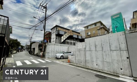 �_�ސ쌧���l�s�`���ڂ��J4���ڂ̐V�z��ˌ��Ă̑O�ʓ��H�܂ތ��n�ʐ^