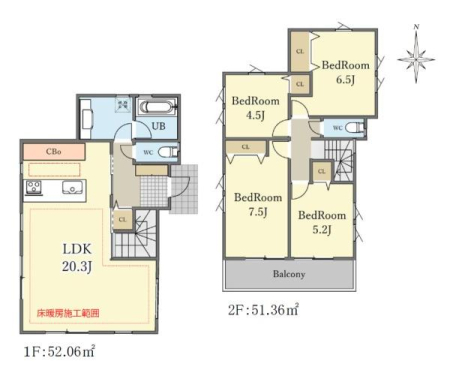 �_�ސ쌧���s�����扤�T����1���ڂ̐V�z��ˌ��Ă̊Ԏ��}�i��N)