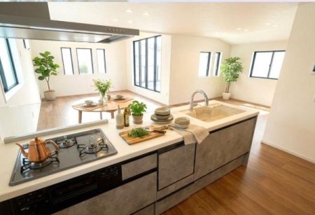 �_�ސ쌧���s�����搶�c6���ڂ̐V�z��ˌ��Ă̓��d�l�ʐ^(�L�b�`���j