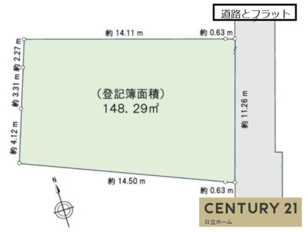 �_�ސ쌧���l�s�_�ސ��O�c�򓌒��̓y�n�̊Ԏ��}�i��N)