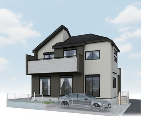 �_�ސ쌧���l�s���捡�h�쒬�̐V�z��ˌ��Ă̊����\�z�}(�O��)