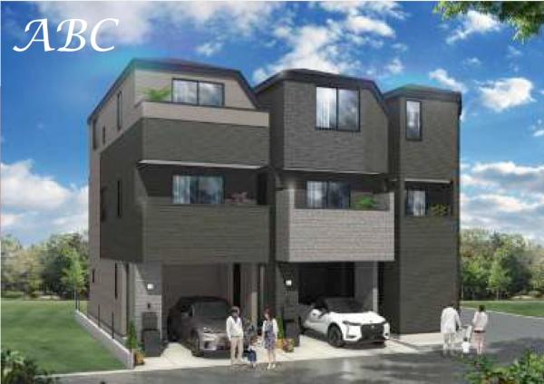 �_�ސ쌧���s���Ë擌���1���ڂ̐V�z��ˌ��Ă̊����\�z�}(�O��)