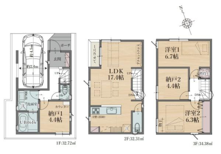 �_�ސ쌧���s���Ë擌���1���ڂ̐V�z��ˌ��Ă̊Ԏ��}