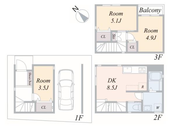 �_�ސ쌧���s����l�J�㒬�̐V�z��ˌ��Ă̊Ԏ��}