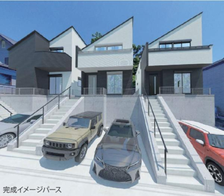 �_�ސ쌧���l�s�_�ސ��O�c��㒬�̐V�z��ˌ��Ă̊����\�z�}(�O��)