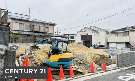 �_�ސ쌧���l�s��q�搙�c6���ڂ̐V�z��ˌ��Ă̑O�ʓ��H�܂ތ��n�ʐ^