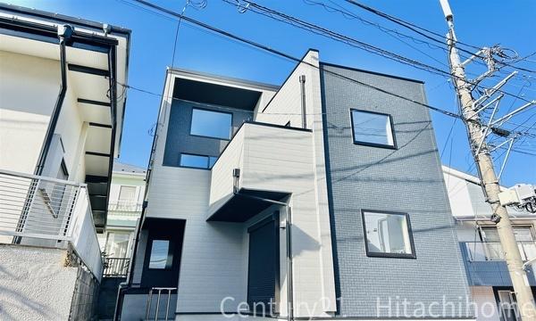 �_�ސ쌧���q�s��4���ڂ̐V�z��ˌ��Ă̑O�ʓ��H�܂ތ��n�ʐ^