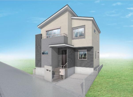 �_�ސ쌧���s���揬�c3���ڂ̐V�z��ˌ��Ă̊����\�z�}(�O��)