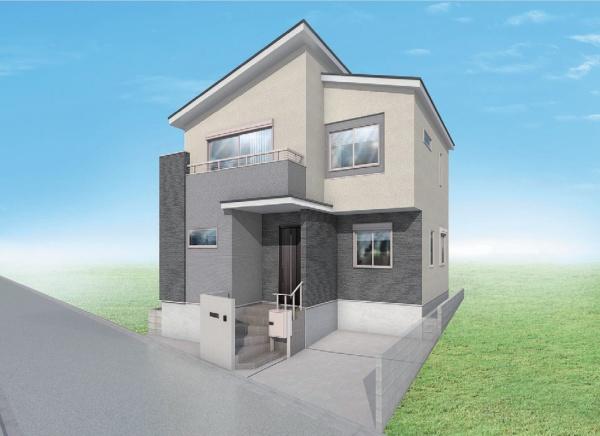 �_�ސ쌧���s���揬�c3���ڂ̐V�z��ˌ��Ă̊����\�z�}(�O��)