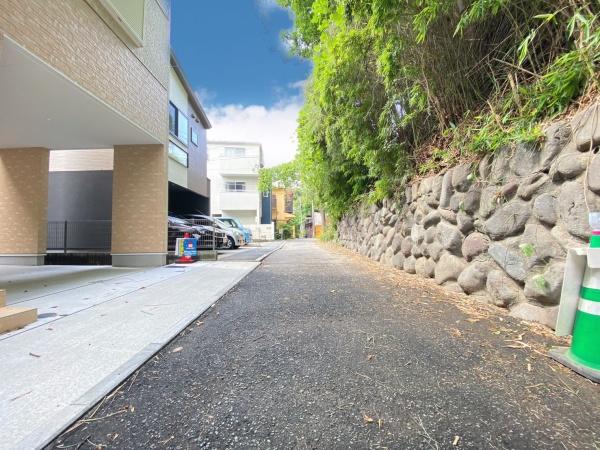 �_�ސ쌧���l�s��q�扪��3���ڂ̒��È�ˌ��Ă̑O�ʓ��H�܂ތ��n�ʐ^