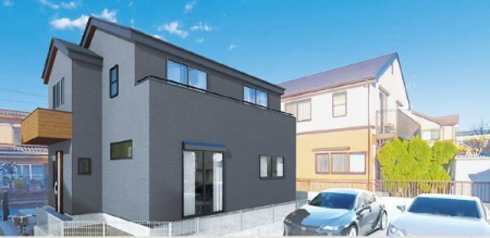 �_�ސ쌧���l�s���J��{��3���ڂ̐V�z��ˌ��Ă̊����\�z�}(�O��)