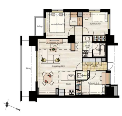 �_�ސ쌧���l�s�_�ސ��O�����̒��Ã}���V�����̊Ԏ��}�i��N)