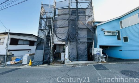 �_�ސ쌧���l�s�_�ސ��_�V�ؑ�̐V�z��ˌ��Ă̑O�ʓ��H�܂ތ��n�ʐ^