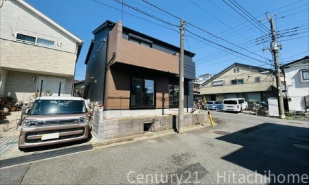 �_�ސ쌧���l�s�`��擌�i�J3���ڂ̐V�z��ˌ��Ă̑O�ʓ��H�܂ތ��n�ʐ^